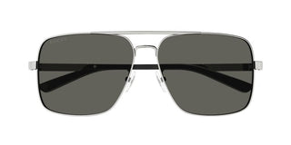 Gucci GG1289S men Grey Geometric Sunglasses