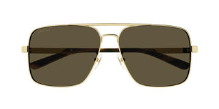 Gucci GG1289S men Gold Geometric Sunglasses