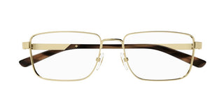 Gucci GG1291O men Gold Geometric Eyeglasses