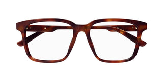 Gucci GG1293OA men Havana Squared Eyeglasses