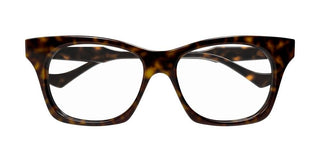 Gucci GG1299O women Havana Squared Eyeglasses