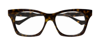 Gucci GG1299O women Havana Squared Eyeglasses