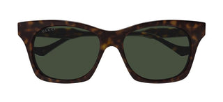 Gucci GG1299S women Havana Squared Sunglasses