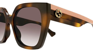 Gucci GG1300S women Havana Butterfly Sunglasses