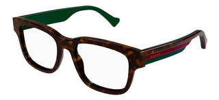 Gucci GG1303O men Havana Geometric Eyeglasses