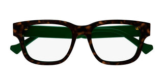 Gucci GG1303O men Havana Geometric Eyeglasses