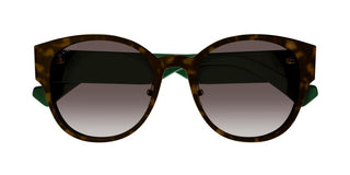 Gucci GG1304SK women Havana Round Sunglasses