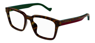 Gucci GG1306OA men Havana Geometric Eyeglasses