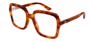 Gucci GG1318O women Havana Squared Eyeglasses