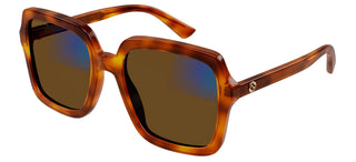 Gucci GG1318S women Havana Geometric Sunglasses