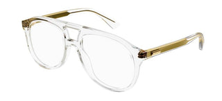 Gucci GG1320O men Transparent Pilot Eyeglasses