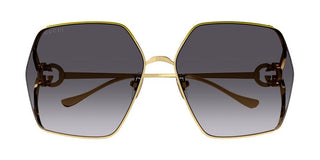 Gucci GG1322SA women Gold Squared Sunglasses