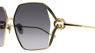 Gucci GG1322SA women Gold Squared Sunglasses