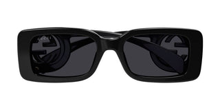 Gucci GG1325S women Black Rectangle Sunglasses