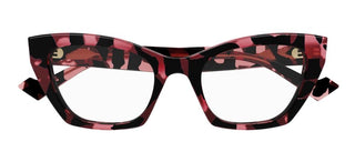 Gucci GG1334O women Havana Squared Eyeglasses