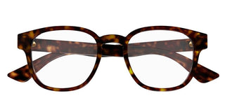 Gucci GG1343O men Havana Geometric Eyeglasses