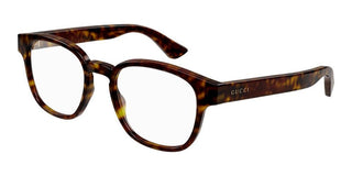 Gucci GG1343O men Havana Geometric Eyeglasses