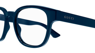 Gucci GG1343O men Blue Geometric Eyeglasses