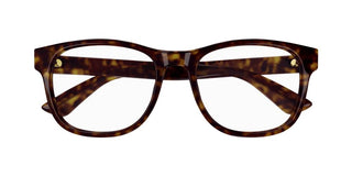 Gucci GG1344O men Havana Squared Eyeglasses