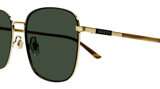 Gucci GG1350S men Gold Geometric Sunglasses