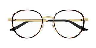 Gucci GG1353OA men Havana Round Eyeglasses