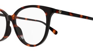 Gucci GG1359O women Havana Cat Eye Eyeglasses