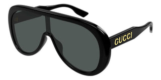 Gucci GG1370S men Black Shield Sunglasses