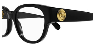 Gucci GG1411O women Black Round Eyeglasses