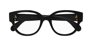 Gucci GG1411O women Black Round Eyeglasses