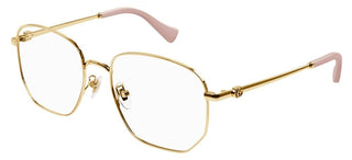 Gucci GG1420OK women Gold Geometric Eyeglasses