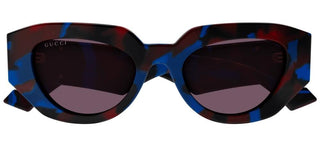 Gucci GG1421S women Havana Geometric Sunglasses