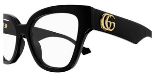 Gucci GG1424O women Black Round Eyeglasses