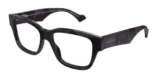 Gucci GG1428O men Grey Squared Eyeglasses