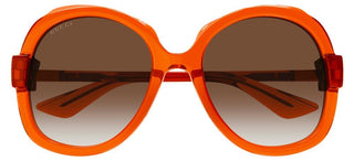 Gucci GG1432S women Orange Round Sunglasses