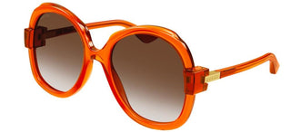 Gucci GG1432S women Orange Round Sunglasses