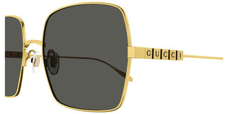 Gucci GG1434S women Gold Squared Sunglasses