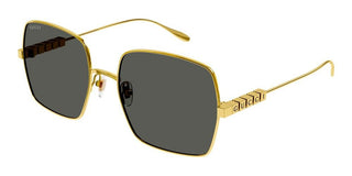 Gucci GG1434S women Gold Squared Sunglasses