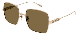 Gucci GG1434S women Gold Squared Sunglasses