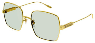 Gucci GG1434S women Gold Squared Sunglasses