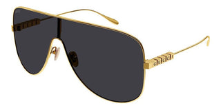 Gucci GG1436S women Gold Shield Sunglasses