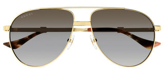 Gucci GG1440S men Gold Pilot Sunglasses