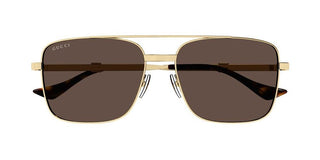 Gucci GG1441S men Havana Squared Sunglasses