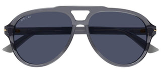 Gucci GG1443S men Grey Pilot Sunglasses