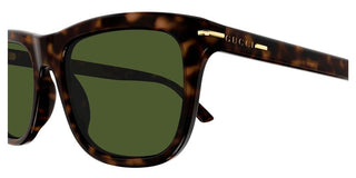 Gucci GG1444S men Havana Squared Sunglasses