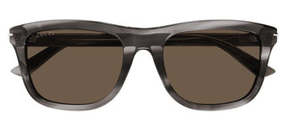 Gucci GG1444S men Havana Squared Sunglasses