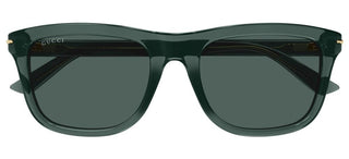 Gucci GG1444S men Green Squared Sunglasses