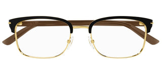 Gucci GG1448O men Gold Squared Eyeglasses