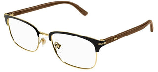 Gucci GG1448O men Gold Squared Eyeglasses