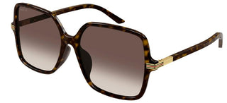 Gucci GG1448SA women Havana Squared Sunglasses