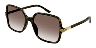 Gucci GG1449S women Havana Squared Sunglasses